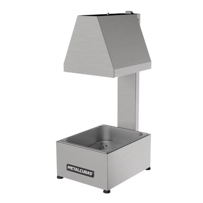 Conservador de Fritura Elétrico 1 Cuba Pequena MCF01 CP Metalcubas 220v