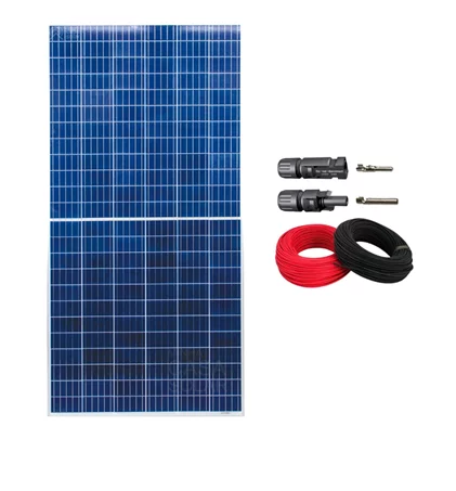 Painel Solar 340w Policristalino Znshine Com MC4 e Cabos