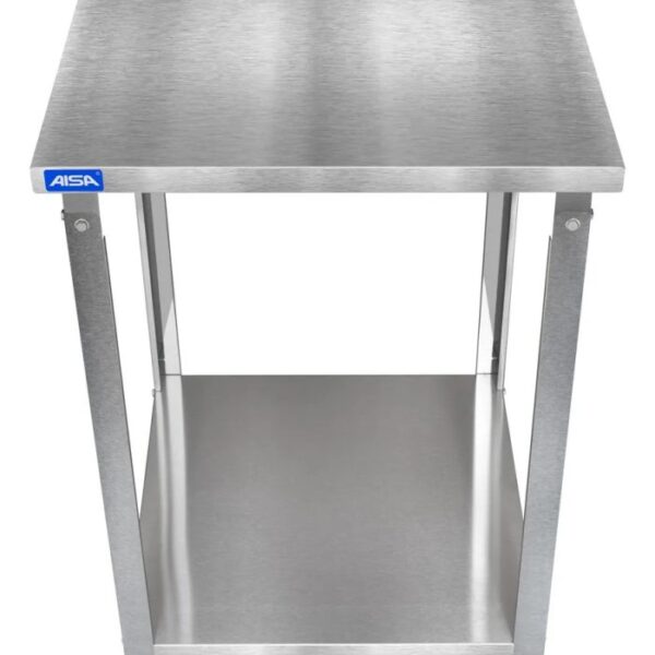 Bancada Mesa Inox Industrial Paneleiro Liso 90x60x60