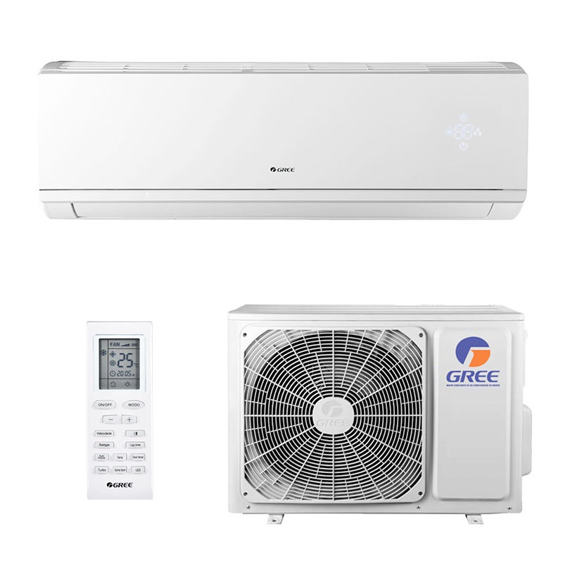 Ar Condicionado Split Hw Inverter Eco Garden Gree 12000 Btus Frio 220V Monofasico GWC12QC-D3DNB8M