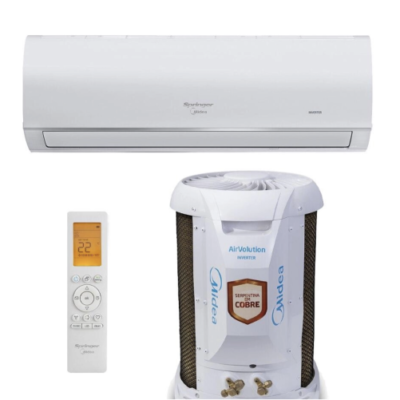 Ar-Condicionado Split Inverter 9000 BTUs Springer Midea Airvolution Connect High Wall Só Frio 220V