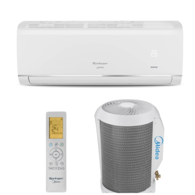 Ar Condicionado Split Hw Inverter Airvolution Connect R-32 Springer Midea 12000 Btus Frio 220V Monofásico