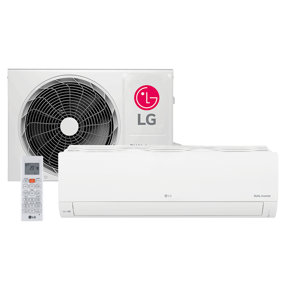 Ar condicionado Lg Dual Inverter Compact 12000 Btus Frio Branco S3-q12jaqal - 220v