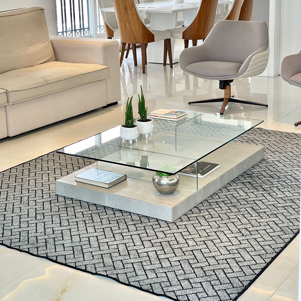 Tapete Carpete Sala Quarto Elegante Trama 2,00 X 3,00 - Imagem 2
